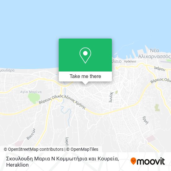 Σκουλουδη Μαρια Ν Κομμωτήρια και Κουρεία map