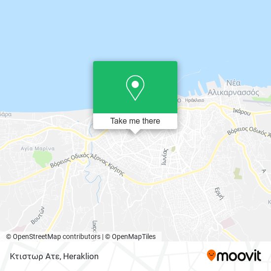 Κτιστωρ Ατε map