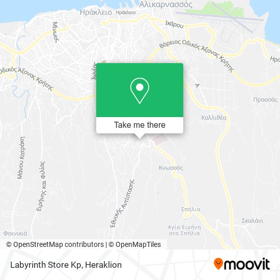 Labyrinth Store Kp map