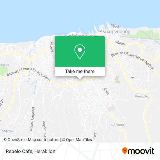 Rebelo Cafe map
