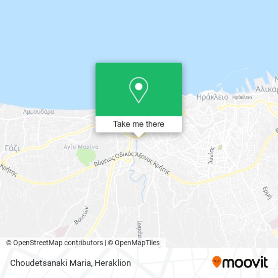Choudetsanaki Maria map