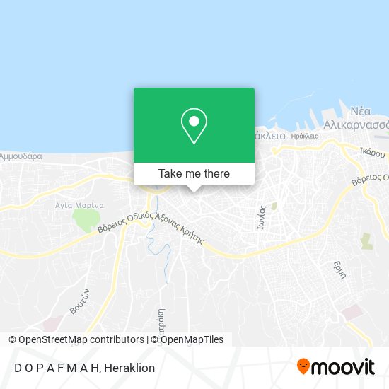 D O P A F M A H map