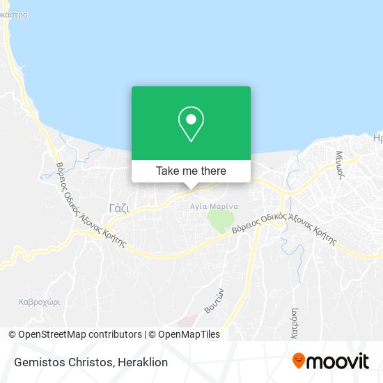 Gemistos Christos map