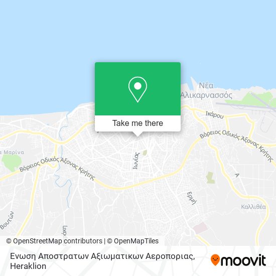 Ενωση Αποστρατων Αξιωματικων Αεροποριας map