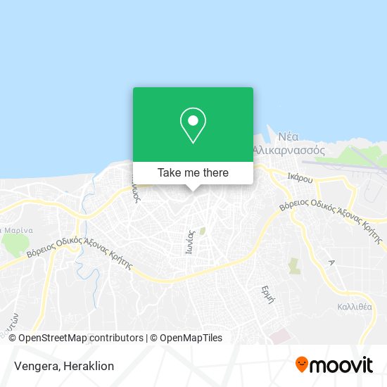 Vengera map