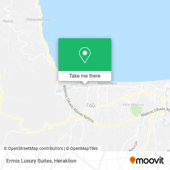 Ermis Luxury Suites map