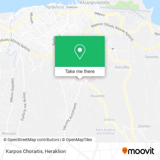 Karpos Choraitis map