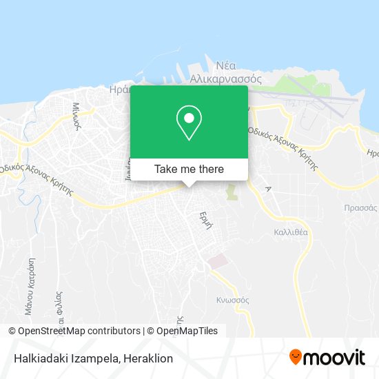 Halkiadaki Izampela map