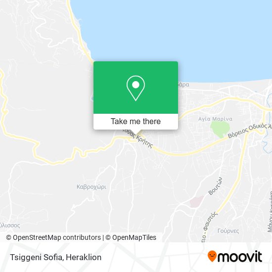 Tsiggeni Sofia map