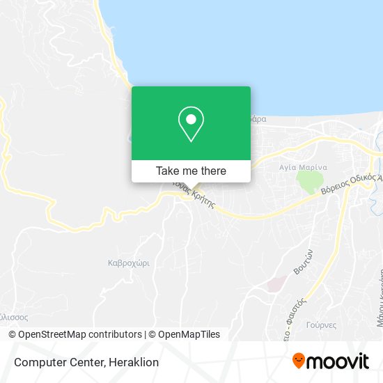 Computer Center map