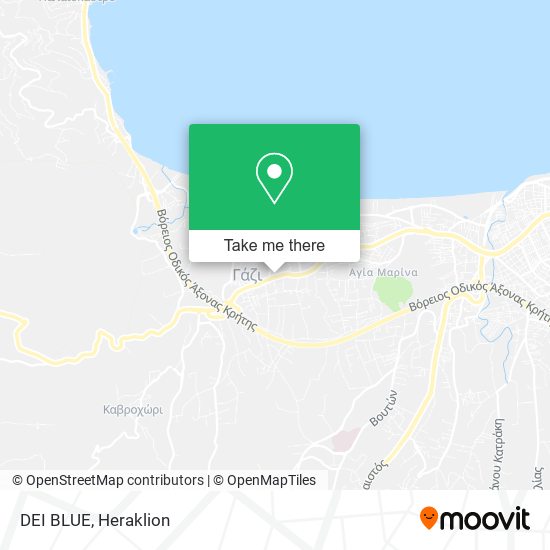 DEI BLUE map
