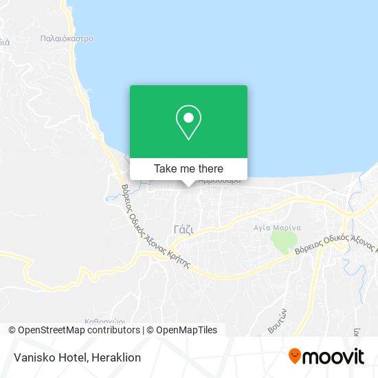 Vanisko Hotel map