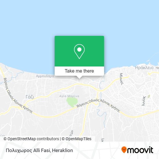 Πολυχωρος Alli Fasi map