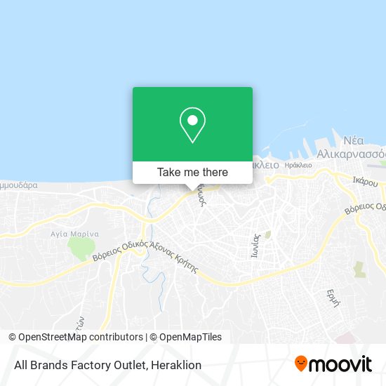 All Brands Factory Outlet map