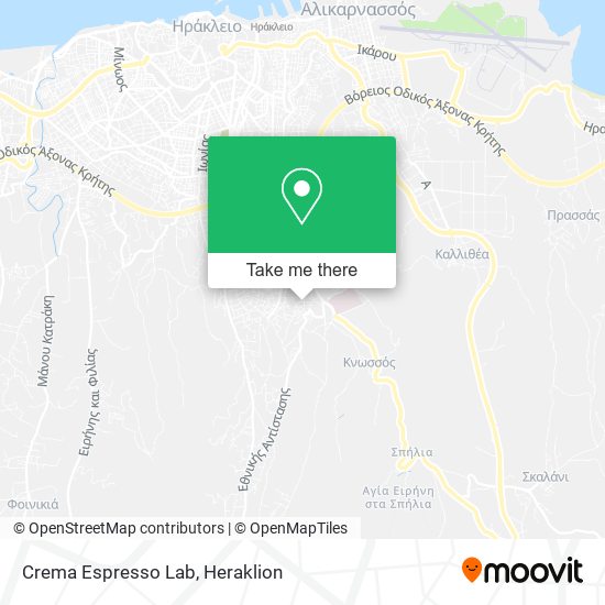 Crema Espresso Lab map