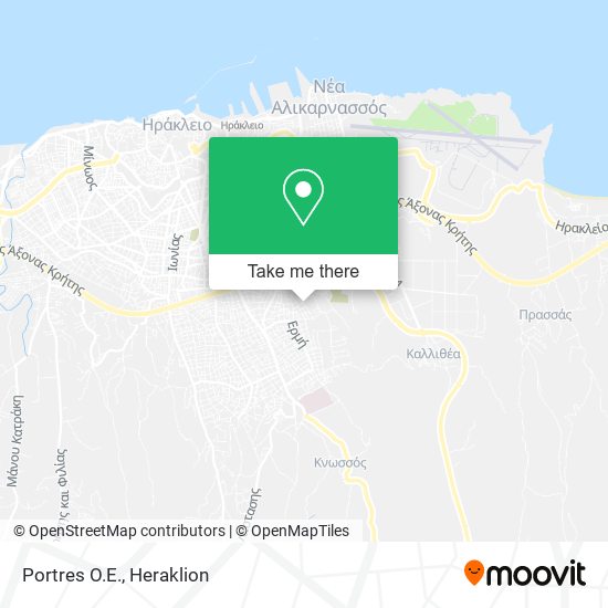Portres O.E. map