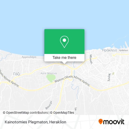 Kainotomies Plegmaton map