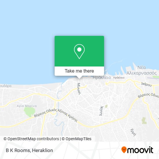 B K Rooms map