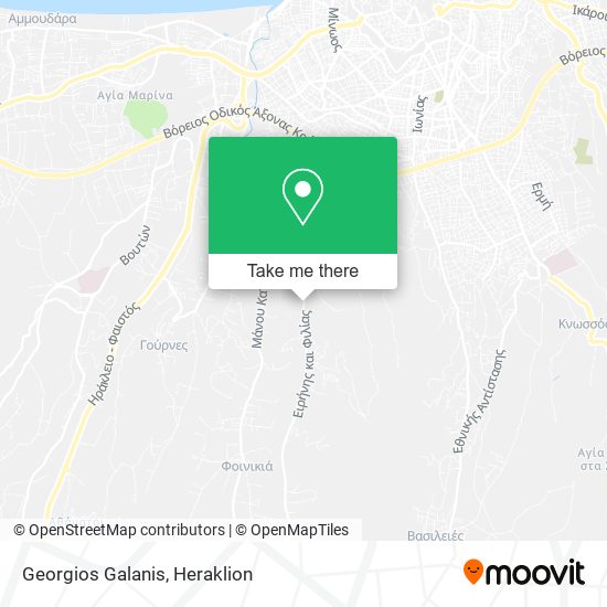 Georgios Galanis map