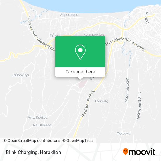 Blink Charging map