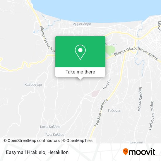 Easymail Hrakleio map