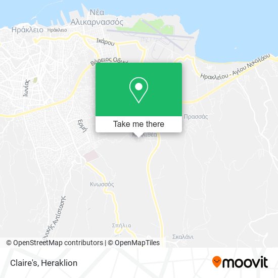 Claire's map