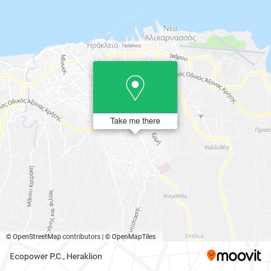 Ecopower P.C. map