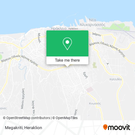 Megakriti map