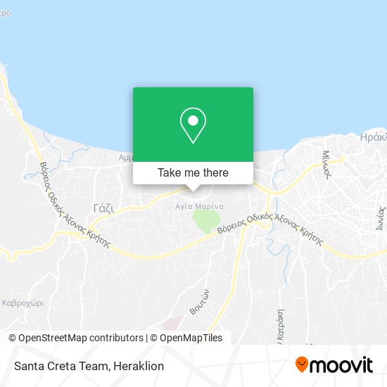 Santa Creta Team map