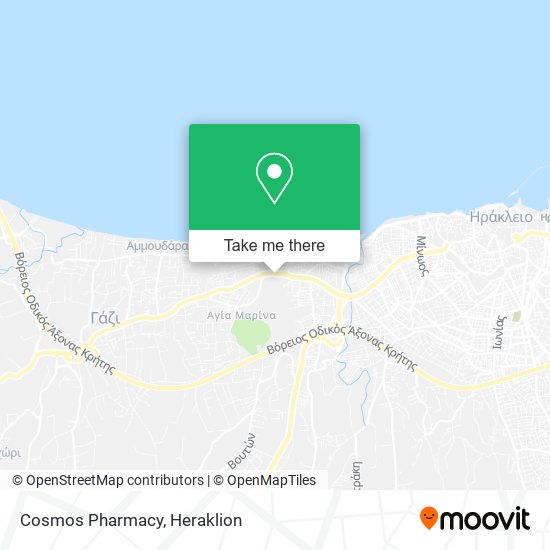 Cosmos Pharmacy map