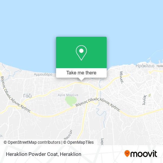 Heraklion Powder Coat map