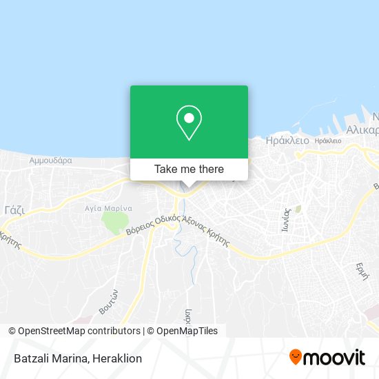 Batzali Marina map