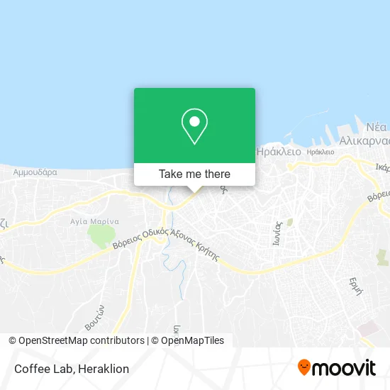 Coffee Lab map