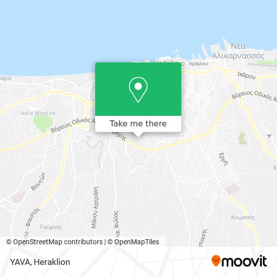 YAVA map