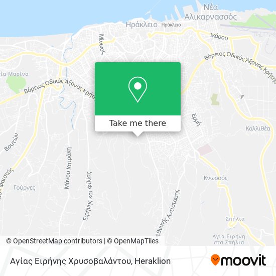 Αγίας Ειρήνης Χρυσοβαλάντου map