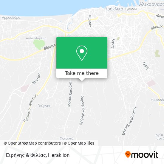 Ειρήνης & Φιλίας map