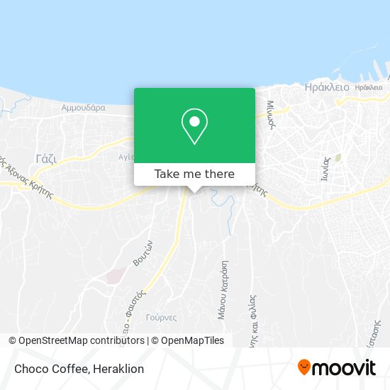 Choco Coffee map