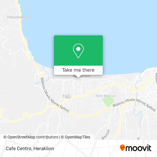 Cafe Centro map