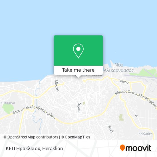 ΚΕΠ Ηρακλείου map