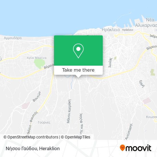 Νήσου Γαύδου map