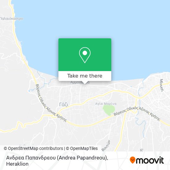 Ανδρεα Παπανδρεου (Andrea Papandreou) map