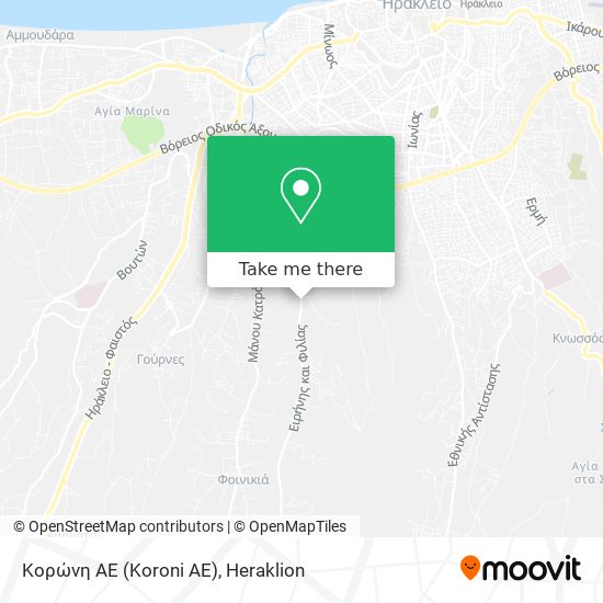 Κορώνη ΑΕ (Koroni AE) map