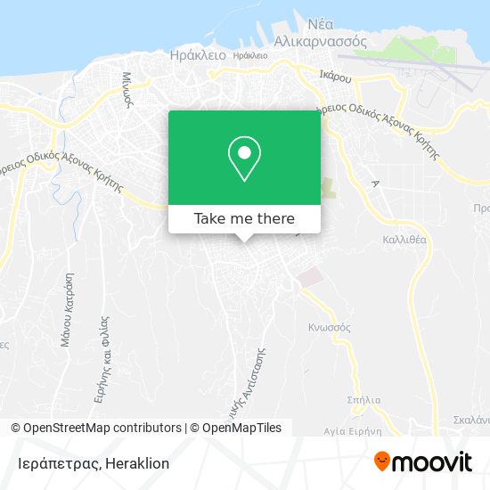 Ιεράπετρας map