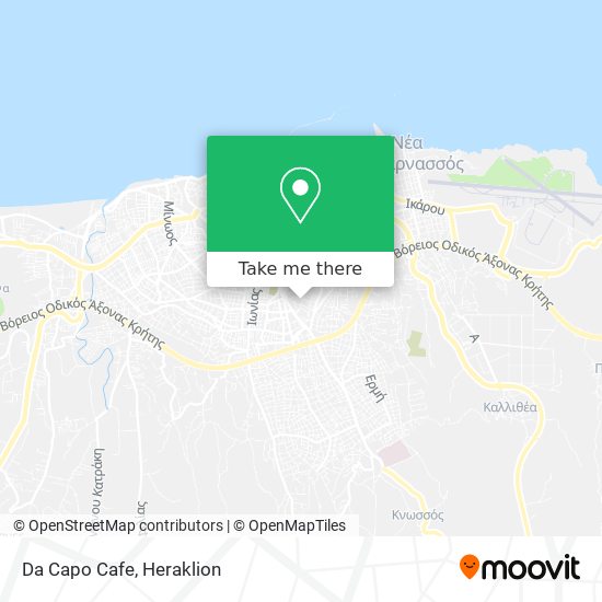 Da Capo Cafe map