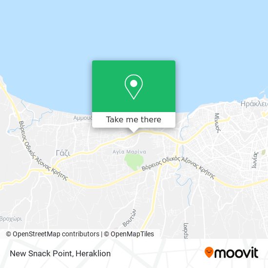 New Snack Point map