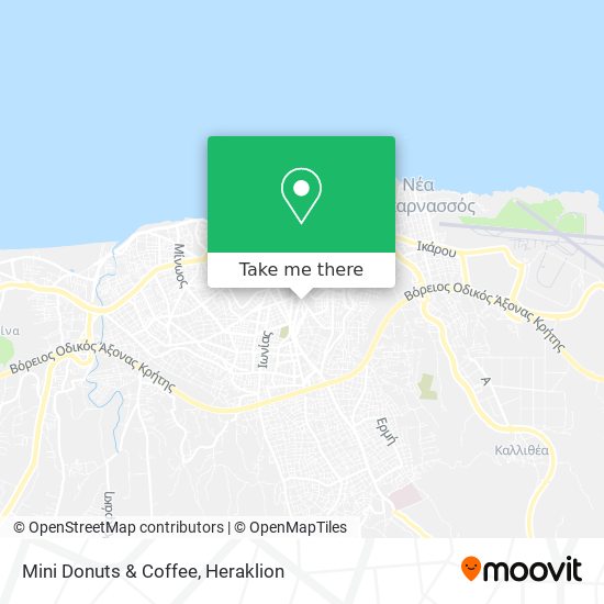 Mini Donuts & Coffee map