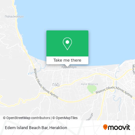 Edem Island Beach Bar map