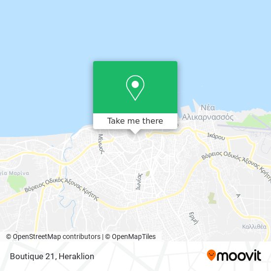Boutique 21 map