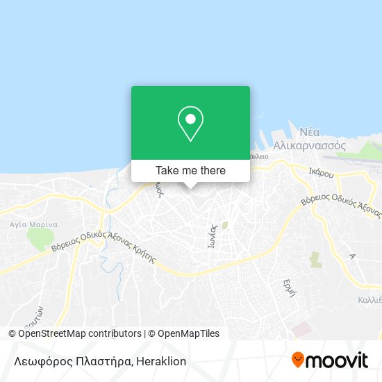 Λεωφόρος Πλαστήρα map