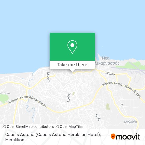 Capsis Astoria (Capsis Astoria Heraklion Hotel) map